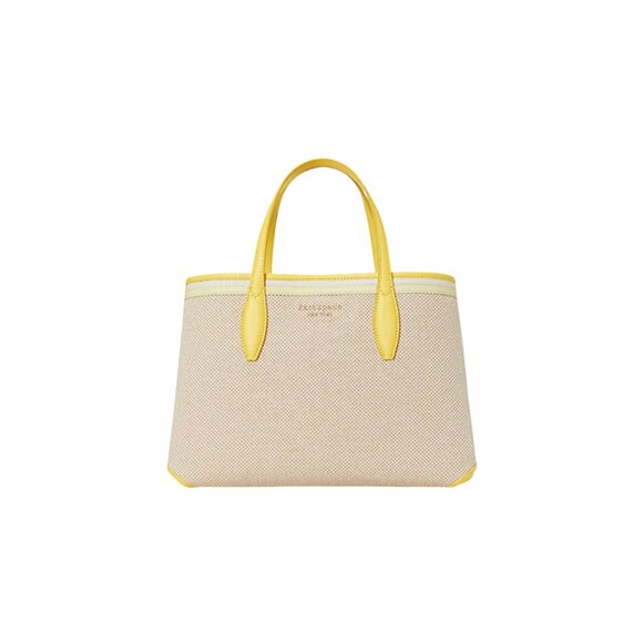 Kate Spade All Day Canvas Medium Satchel In Yellow Multi